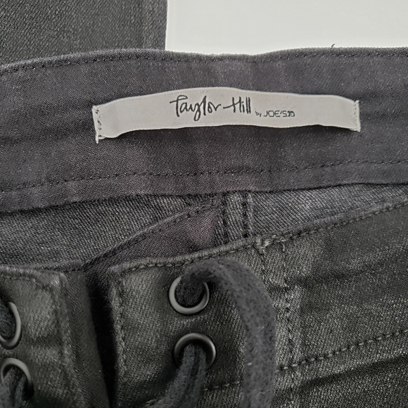 Taylor Hill by Joe's Jeans Black Coated Skinny Ankle Jeans - Picture 10 of 14